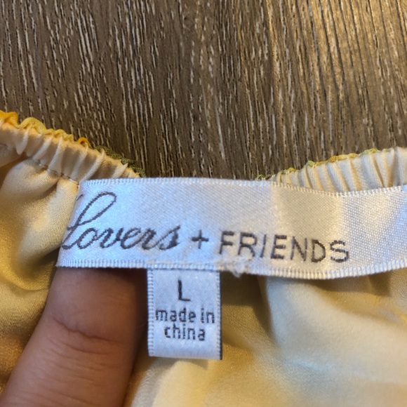 lovers + friend open back floral print dress L - Picture 7 of 7